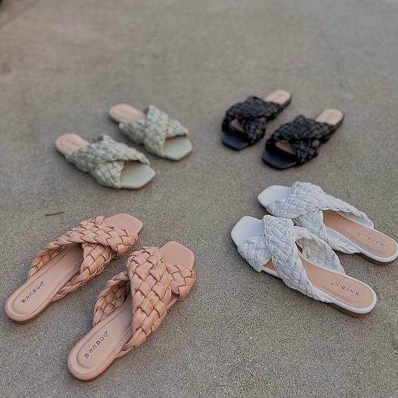 Braided cross over sandal Nude - Picture 7 of 7